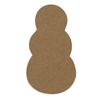 4-5/8" Snowman Cutout