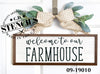 Welcome to Our Farmhouse Stencil
