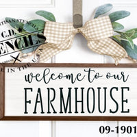 Welcome to Our Farmhouse Stencil