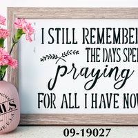 I Still Remember Stencil