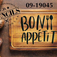 Bon Appetit Stencil