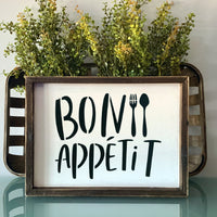 Bon Appetit Stencil