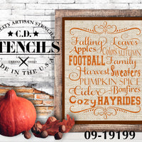 Autumn Subway Words