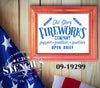 Old Glory Fireworks Stencil