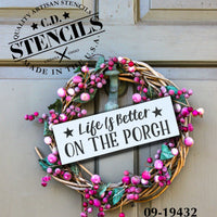 Porch Life Stencil