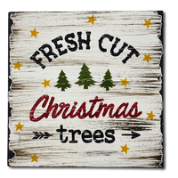 Fresh Cut Christmas Trees Stencil