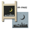 Mini Signs: Moonlit Cemetery