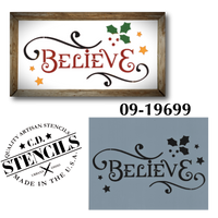 Believe Stencil