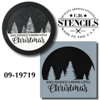 Have Yourself a Merry Little Christmas Stencil