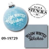 Mini Signs: Warm Winter Wishes