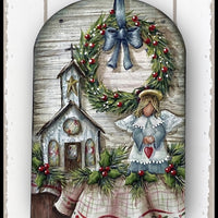 Ruffled Dome Ornament
