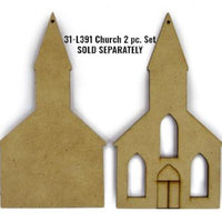 Little White Church Pattern by Chris Haughey