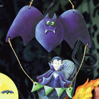 RIP Bat Dracula Hot Air Balloon Ornament