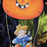Scarecrow and Jack Hot Air Balloon Ornament