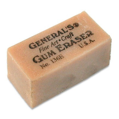 Traditional Gum Eraser, General's Pencil #136EBP