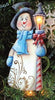 Lamp Post Larry Snowman Ornament