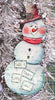 Snowman Tinsel Tune Ornament