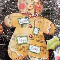 Gingerbread Tinsel Tune Ornament