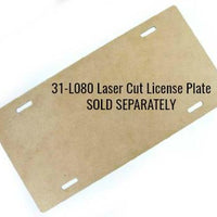 Follow Your Art License Plate Pattern
