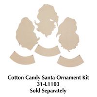 Cotton Candy, Vintage, and Silver Santas Combined E-Pattern By Deb Mishima
