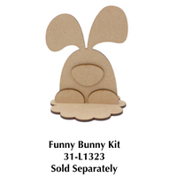 Funny Bunny Stripes Pattern By Paola Bassan