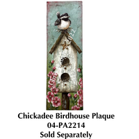 Chickadee Birdhouse Plaque Bundle PA2214