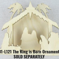 The King is Born Ornament Pattern