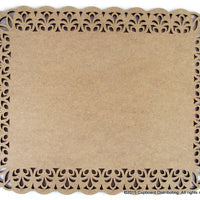 15" Rectangle Lace Plaque