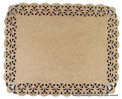 15" Rectangle Lace Plaque