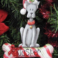 Short Ear Dog Ornament