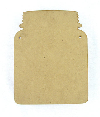 4-1/4" Squatty Mason Jar Ornament