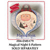 Jumbo Fat Teardrop Ornament Plaque