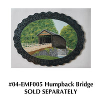 15" Oval Lace Plaque