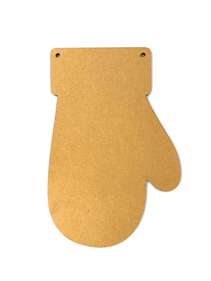Mitten Plaque with Cuff