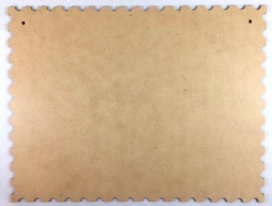 Horizontal Postage Stamp Ornament