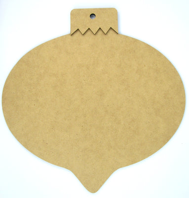 Jumbo Fat Teardrop Ornament Plaque