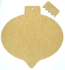 Jumbo Fat Teardrop Ornament Plaque