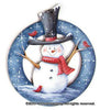 Snowman Circle Ornament