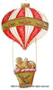 Gingerbread Hot Air Balloon Ornament