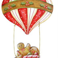 Gingerbread Hot Air Balloon Ornament