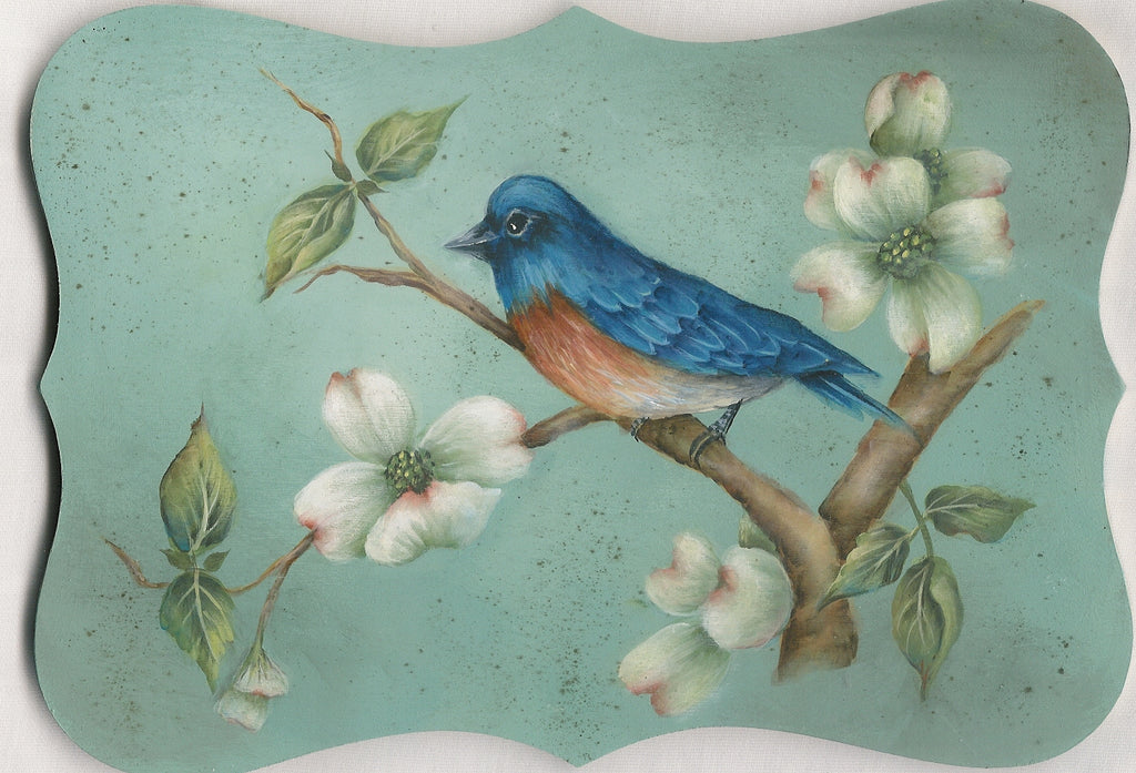 Bluebirds and Dogwood E-Pattern By Annette Dozier