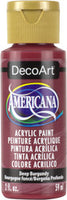 Deep Burgundy Acrylic Paint