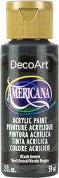 Black Green Acrylic Paint