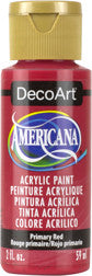 Primary Red Acrylic Paint