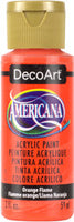 Orange Flame Acrylic Paint