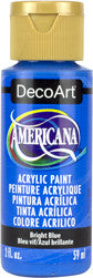 Bright Blue Americana Acrylic Paint by DecoArt