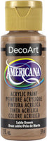 Sable Brown Acrylic Paint