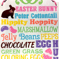 Easter Greetings Stencil