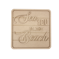 Sea You at the Beach Framed Plaque