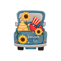 Summer Fun Truck Pattern By Jeannetta Cimo